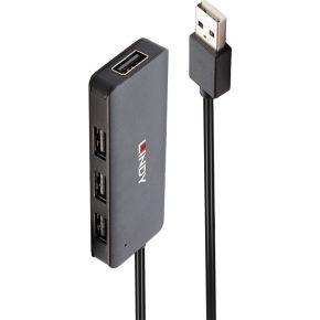 Lindy 4 Port USB 2.0 Hub, USB-Hub