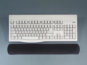 Q-Connect gel toetsenbord polssteun, zwart/grijs