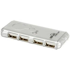Value 14.99.5015 4 poorten USB-combi-hub Zilver