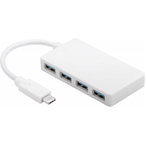 Pro 4x USB-C multiport adapter white - simultaneous