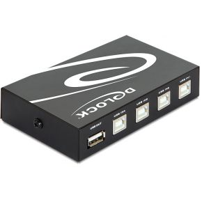Delock Umschalter USB 2.0 4 Port manuell