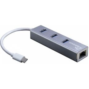 Inter-Tech Argus IT-410-S USB-Hubs - 3 - silber
