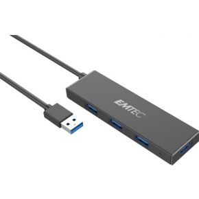Emtec T620A Type-A Classic Hub 4 Port USB 3.2 Gen 1-Hub (USB 3.0)