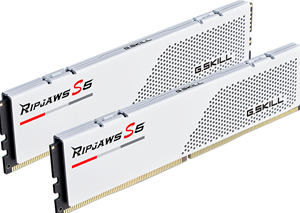 G.Skill Ripjaws S5 / F5-5600J3036D32GX2-RS5K. Component voor: Pc/server, Intern geheugen: 64 GB, Geheugenlayout (modules x formaat): 2 x 32 GB, Intern geheugentype: DDR5, Geheugen form factor: 288-pin