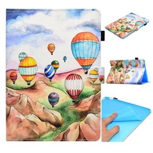 huismerk Voor iPad Pro 9 7 inch Gespoten horizontale platte leren behuizing met slaapfunctie & kaartslot & gesp antispad Strip & Bracket & Wallet(Ballon)