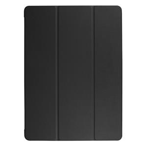 huismerk Custer Texture Horizontal Flip Smart Leather Case with 3-folding Holder for iPad Pro 12.9 inch with Sleep / Wake-up Function(Black)