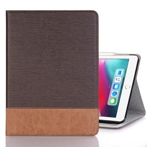 huismerk Kruis van textuur horizontale Flip PU lederen Case voor de iPad Pro 12 9 inch (2018) met houder & Card Slots & portefeuille (koffie)