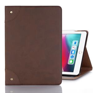 huismerk Retro boek stijl horizontale Flip PU lederen case voor iPad Pro 12 9 inch (2018) met houder & kaartsleuven & portemonnee (koffie)