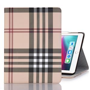 huismerk Geruite textuur horizontale Flip PU lederen case voor iPad Pro 12 9 inch (2018) met houder & kaartsleuven & portemonnee (wit)