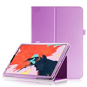 huismerk Litchi textuur horizontale Flip lederen case voor iPad Pro 11 inch 2018 met houder & slaap/Wake-up functie (roze)