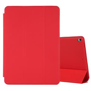 huismerk Voor iPad Air 3 10 5 inch horizontale flip smart leather case met drie opvouwbare houder (rood)