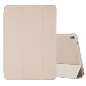 huismerk Voor iPad Air 3 10 5 inch horizontale flip smart leather case met drie opvouwbare houder (goud)