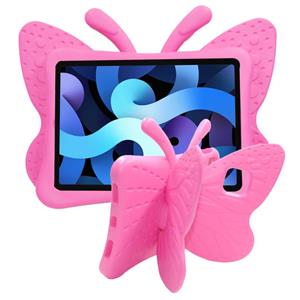 huismerk Butterfly Bracket Style EVA Children Shockproof Beschermhoes voor iPad Pro 11 (2020 / 2018)(Rose Red)