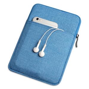 huismerk Schokbestendig canvas + ruimte katoen + pluche beschermende tas voor iPad Mini 5 2019 (meer blauw)