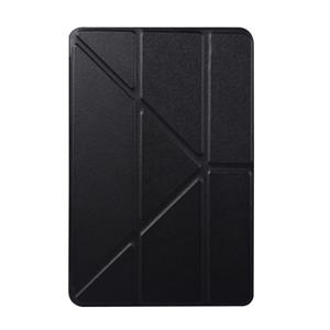 huismerk Honingraat TPU Bodemgeval horizontale vervorming Flip lederen case voor iPad mini 2019 met houder (zwart)