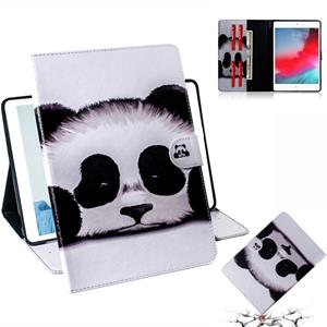 huismerk Panda patroon horizontale Flip lederen case voor de iPad mini (2019)/4/3/2/1 met houder & Card slot & portemonnee