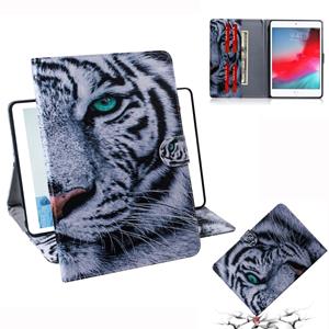 huismerk Tiger patroon horizontale Flip lederen case voor de iPad mini (2019)/4/3/2/1 met houder & Card slot & portemonnee