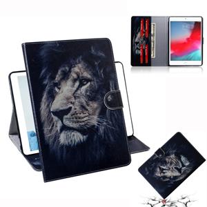 huismerk Leeuw patroon horizontale Flip lederen case voor de iPad mini (2019)/4/3/2/1 met houder & Card slot & portemonnee