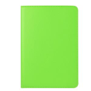 huismerk iPad Mini 4 horizontaal Litchi structuur PU leren Flip Hoesje met 360 graden draaiende houder (groen)