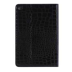 huismerk Krokodil textuur horizontale Flip Smart lederen draagtas met houder & Card Slots & portemonnee voor iPad Mini 4(Black)