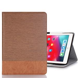 huismerk Cross textuur horizontale Flip PU lederen case voor iPad Pro 11 inch (2018) met houder & kaartsleuven & portemonnee (bruin)