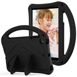 huismerk Voor iPad Mini5/4/3/2/1 EVA Flat Anti Falling Protective Case Shell met Holder(Black)