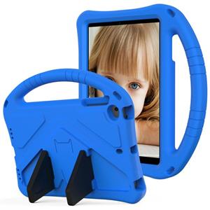 huismerk Voor iPad Mini5/4/3/2/1 EVA Flat Anti Falling Protective Case Shell met Holder(Blue)