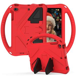 huismerk Voor iPad Mini5/4/3/2/1 EVA Flat Anti Falling Protective Case Shell met Holder(Red)