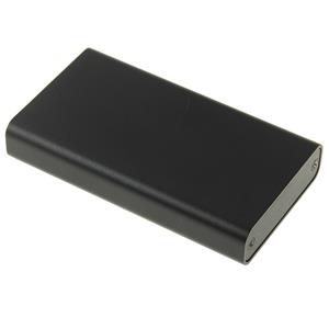 huismerk Externe behuizing met USB 3.0 aansluiting voor mSATA Solid State Disk SSD (zwart)