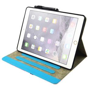 huismerk Voor iPad mini 4 / mini 3 / mini 2 / mini universele tijd aan partij woorden patroon horizontale Flip leren beschermhoes met houder & Card Slots & sla