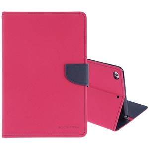 huismerk KWIK GOOSPERY FANCY dagboek horizontale Flip lederen case voor iPad mini (2019) met houder & kaartsleuven & portemonnee (magenta)