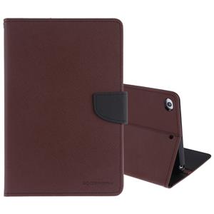 MERCURY GOOSPERY FANCY DIARY horizontale Flip lederen case voor de iPad mini (2019) met houder & card slots & portemonnee (bruin)