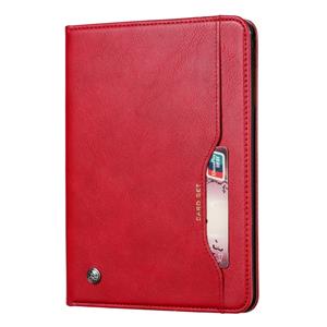 huismerk Knead huidtextuur horizontaal Flip lederen case voor iPad 9 7 2018/2017/Air/Air 2/Pro 9 7 met foto frame & houder & kaartsleuven & portemonnee (rood)