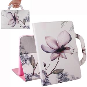 huismerk Voor iPad 11 (2020) 3D Gekleurde tekening Horizontale Flip Lederen kast met Holder & Card Slot & Wallet & Handle(Magnolia)