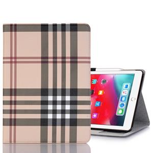 huismerk Geruite textuur horizontale Flip PU lederen case voor iPad Pro 11 inch (2018) met houder & kaartsleuven & portemonnee (wit)