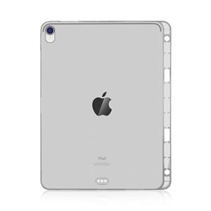 huismerk Zeer transparante TPU zachte beschermende case voor iPad Pro 11 inch (2018) met pen slot (transparant)