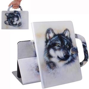 huismerk Wolf patroon horizontale Flip lederen case voor iPad mini (2019)/Mini 1/2/3/4 met houder & Card slot & portemonnee