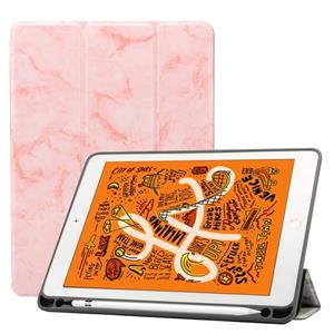 huismerk Marmeren textuur patroon horizontale Flip lederen case voor iPad Air 2019 10 5 inch met drie-opvouwbare houder & Pensleuf & slaap/Wake-up functie (ro