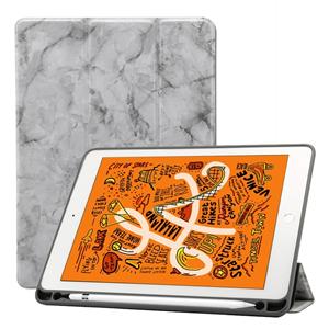 huismerk Marmeren textuur patroon horizontale Flip lederen case voor iPad Air 2019 10 5 inch met drie-opklapbare houder & Pensleuf & slaap/Wake-up functie (gr