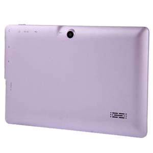 Huismerk 7.0 inch Tablet PC 512 MB + 4 GB Android 4.2.2 360 graden Menu rotatie Allwinner A33 Quad-core Bluetooth WiFi(Purple)