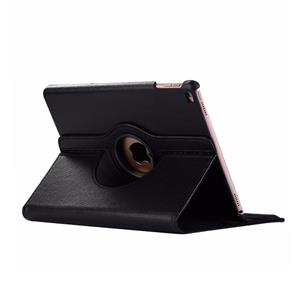 huismerk Litchi textuur horizontale Flip 360 graden rotatie lederen case voor iPad mini 2019 met houder & slaap/Wake-up functie (zwart)