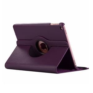 huismerk Litchi Texture Horizontal Flip 360 Degrees Rotation Leather Case for iPad Mini 2019 with Holder & Sleep / Wake-up Function (Purple) Litchi Texture Ho