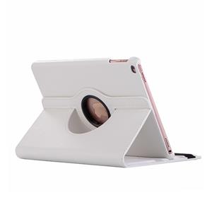 huismerk Litchi textuur horizontale Flip 360 graden rotatie lederen case voor iPad mini 2019 met houder & slaap/Wake-up functie (wit)