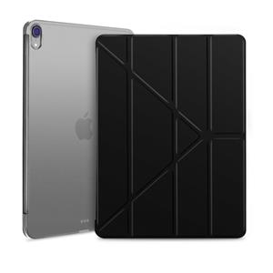 huismerk Multi-folding Shockproof TPU Protective Case for iPad Pro 12.9 inch (2018) with Holder & Sleep / Wake-up Function(Black)