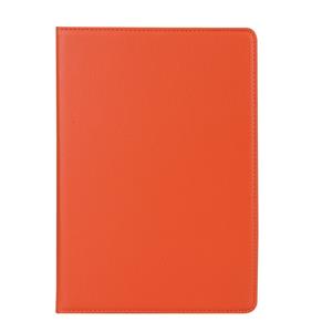 huismerk iPad Pro 10.5 inch horizontaal 360 graden draaiend Litchi structuur PU leren Flip Hoesje met houder (Oranje)