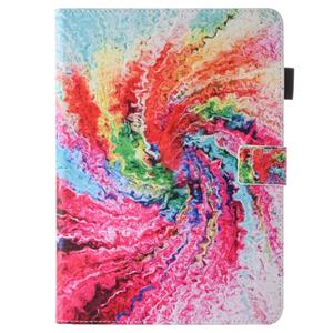 huismerk Voor iPad Pro 10.5 inch Swirl aquarel patroon horizontale Flip lederen draagtas met 3 versnellingen houder & Card Slots