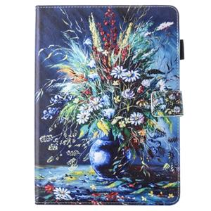 huismerk Voor iPad Pro 10.5 inch geschilderd bloemen patroon horizontale Flip lederen draagtas met 3 versnellingen houder & Card Slots