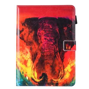 huismerk Voor iPad Pro 10.5 inch rode olifant Print horizontale Flip PU lederen beschermhoes met houder & Card Slots & fotolijstjes