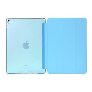 huismerk Pure kleur samenvoegen horizontale Flip lederen case voor iPad Pro 10 5 inch/iPad Air (2019) met houder (blauw)