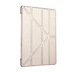 huismerk Voor iPad Pro 10.5 inch Silk structuur horizontaal Devoormation Flip lederen hoesje met 4-vouw houder & slaap / wekker(Champagne Goud)